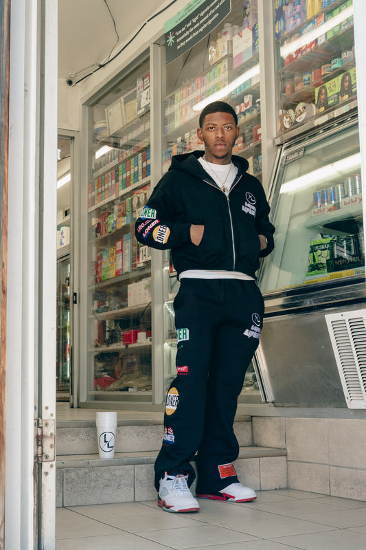 PATCHWORK SWEATSUIT